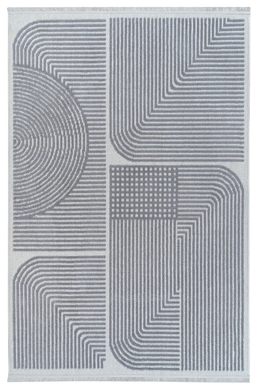 Türkmen Halı Lupi - LP02 - Gri