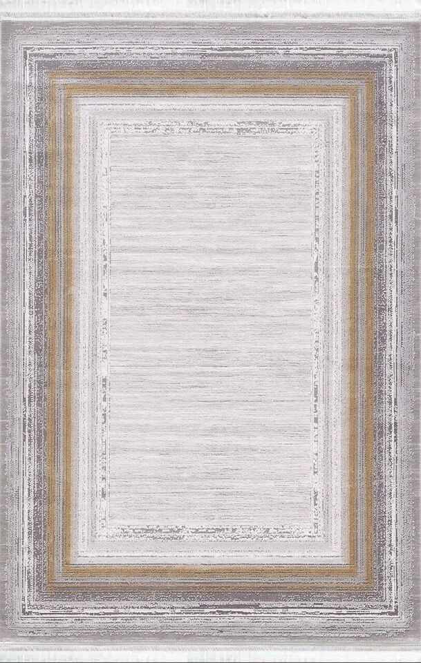 Artemis Halı Barok - 02247D - Bej Antrasit Krem Halı 80x300