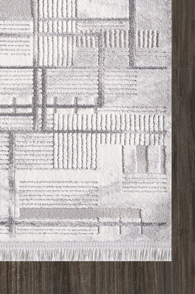 Artemis Halı Samoa - 02378C - Gri Çizgili Halı