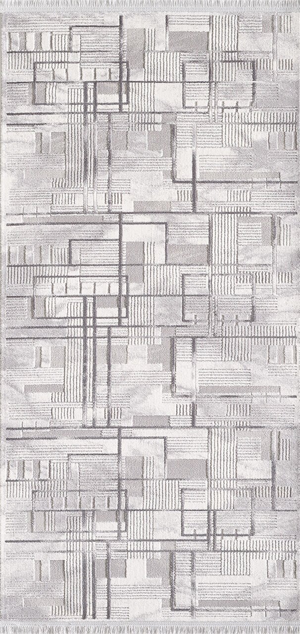 Artemis Halı Samoa - 02378C - Gri Çizgili Halı