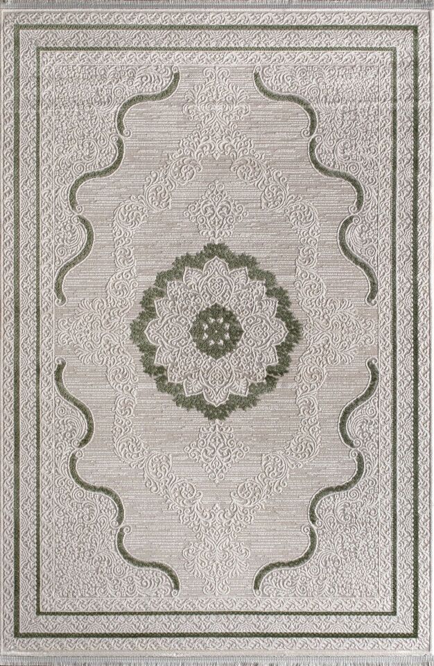 Artemis Halı Lia - 01128K - Krem Yeşil Halı