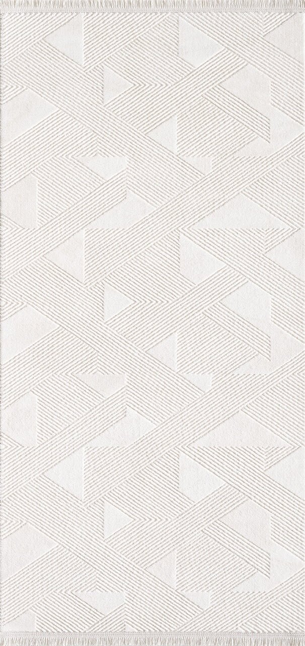 Artemis Halı Samoa - 02387A - Krem Çizgili Halı