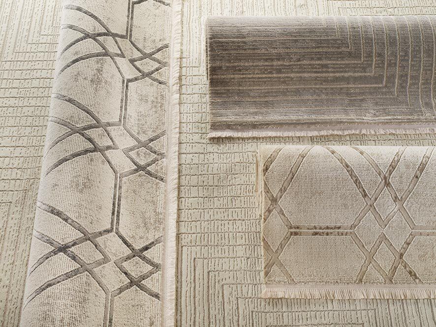 Türkmen Halı Naz - NA02 - Gri